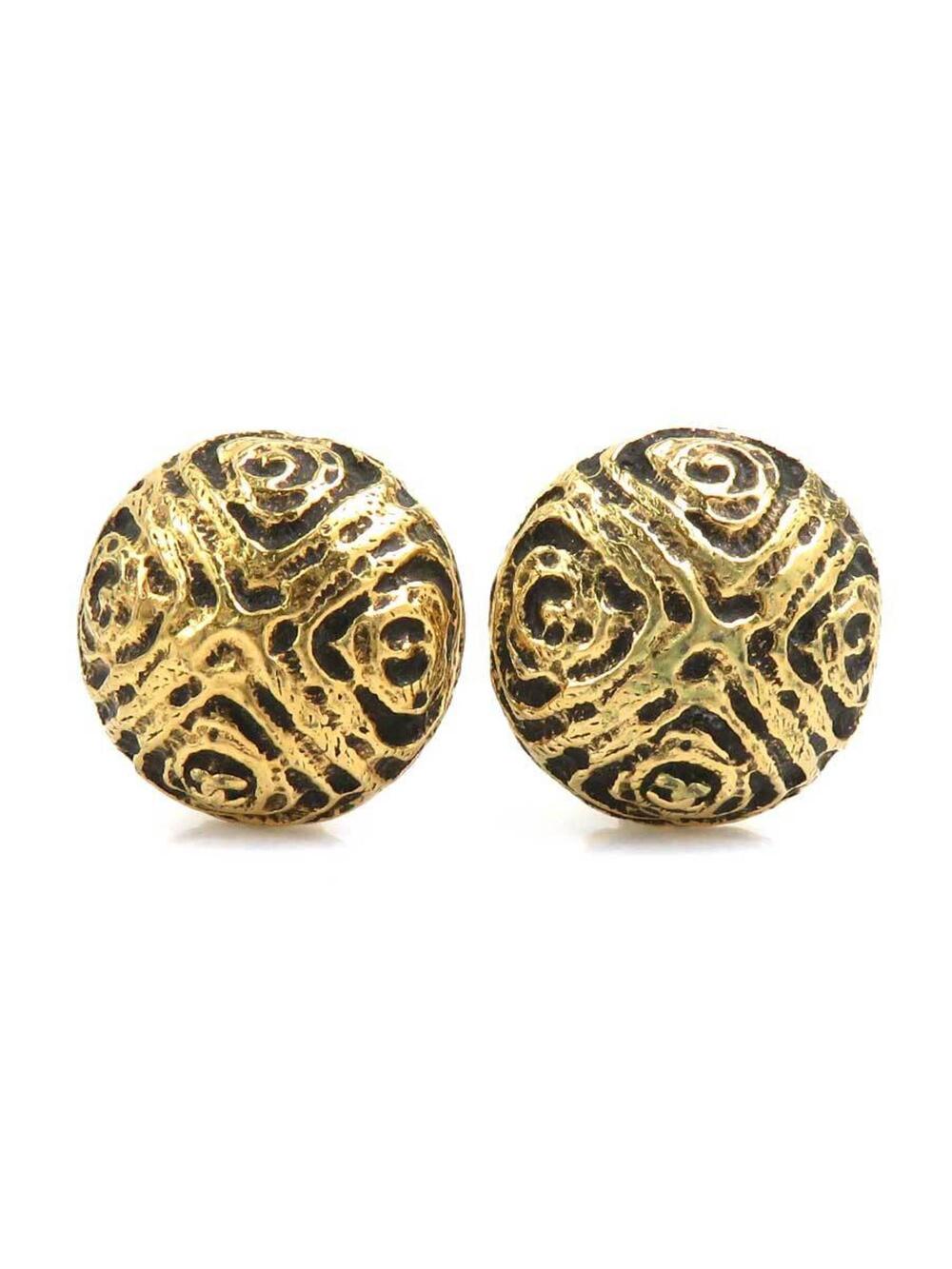 Chanel Cc Logo Clip-On Earrings Gold- #209053C44B